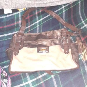 A variety of purses.